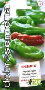 Dobrá semena Paprika zel. - Shishito 20s