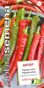 Dobrá semena Paprika zel. beraní roh - Artist, sladký 40s