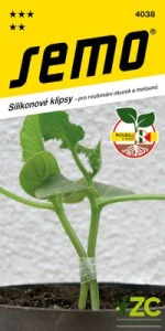 Klipsy silikonové pro roubování okurek a melounů - 5 ks série "Roubuj s námi"