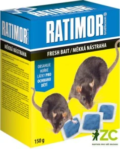 Ratimor Brodifacoum - měkká nástraha 150 g krabička