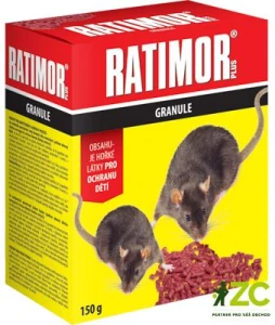 Ratimor Bromadiolon - granule 150 g krabička